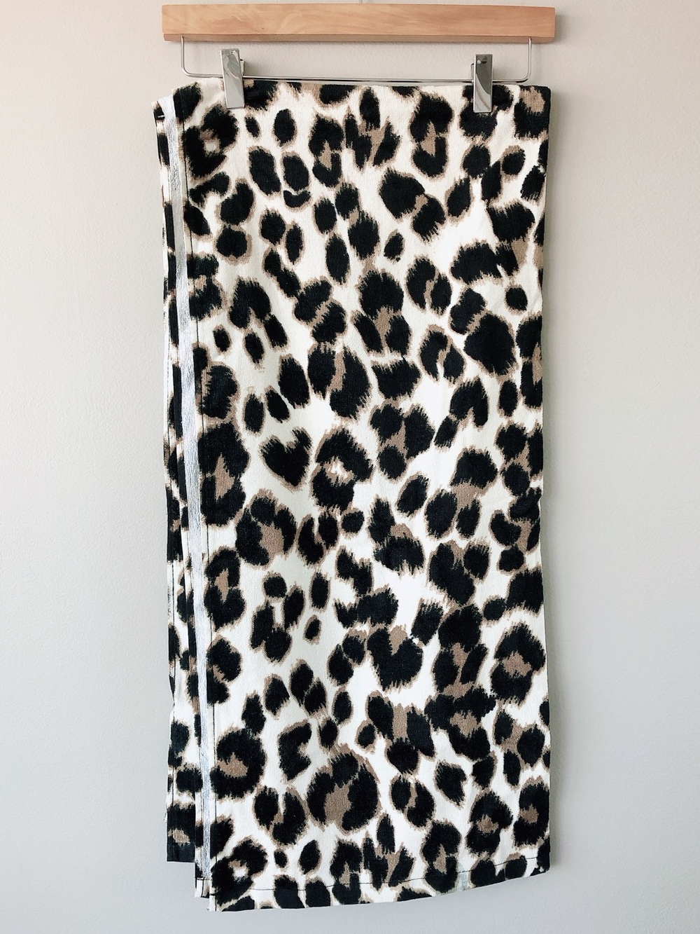 Old Navy Leopard Print Towel beach towel bath towel